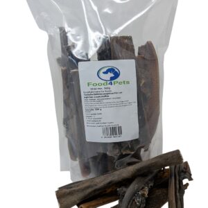 Food4Pets Wild-Mix 500 g – Rehhaut, Hirschhaut & Wildschweinhaut für Hunde